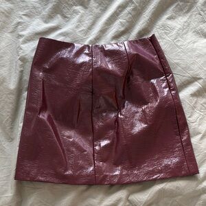 Elegant Burgundy Skirt